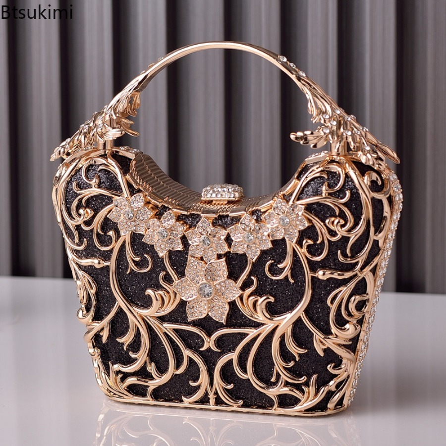 Luxury Bags Supplier - Hollow Out Metal Evening Bags Women's