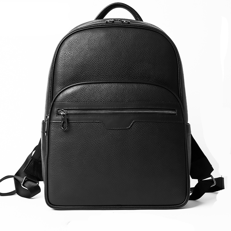 Luxury Bags That Fit Laptop - New Brand Genuine Leather Men Backpacks