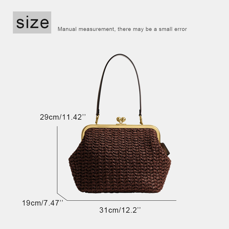 Hand-Woven Kisslock Frame Shou - Luxury Bags Vendor 评论和价格