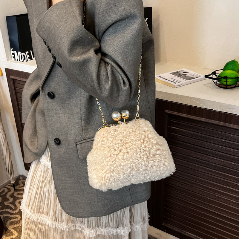 Plush Frame Bags For Women Win - Luxury Bags Korea 评论和价格