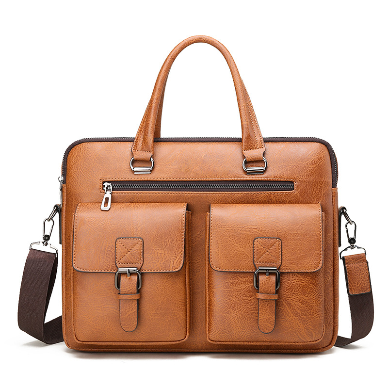 Luxury Brand Man Business Brie - Luxury Bags That Fit Laptop 评论和价格