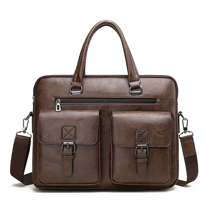 Luxury Brand Man Business Brie - Luxury Bags That Fit Laptop 评论和价格