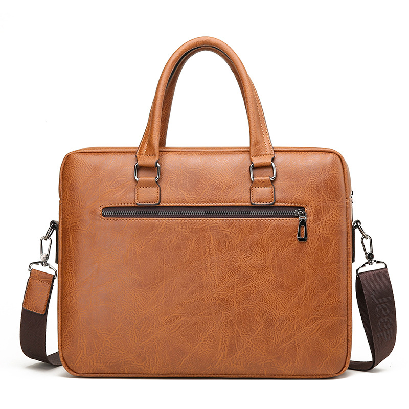 Luxury Brand Man Business Brie - Luxury Bags That Fit Laptop 评论和价格