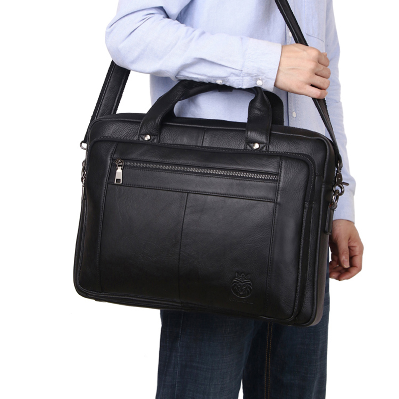SCHLATUM Genuine Leather Bussi - Luxury Bags That Fit Laptop 评论和价格