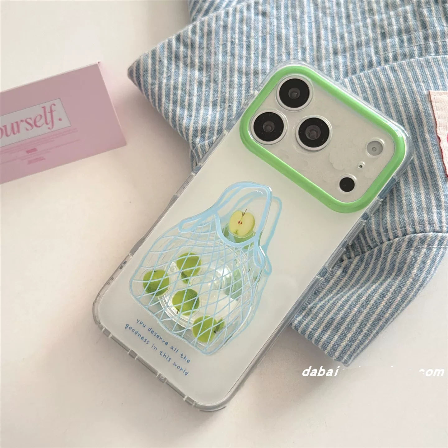 Korea ins Cute Bag of Green Ap - Luxury Bags Korea 评论和价格