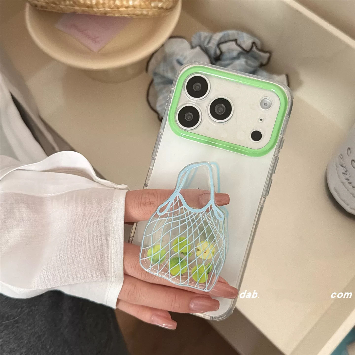 Korea ins Cute Bag of Green Ap - Luxury Bags Korea 评论和价格