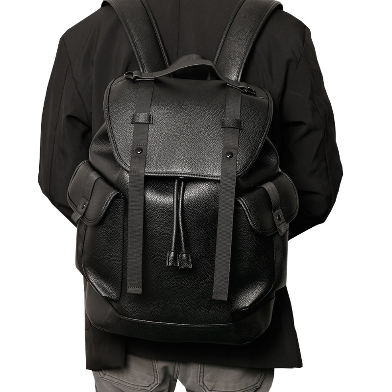 New Fashion Backpack Men Flap  - Luxury Bags That Fit Laptop 评论和价格