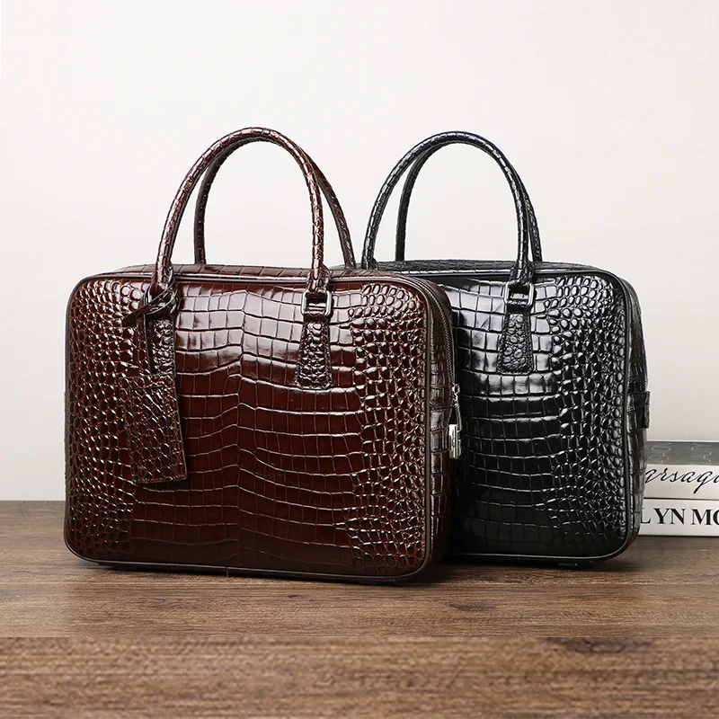 2025 New Luxury Alligator Patt - Luxury Bags That Fit Laptop 评论和价格