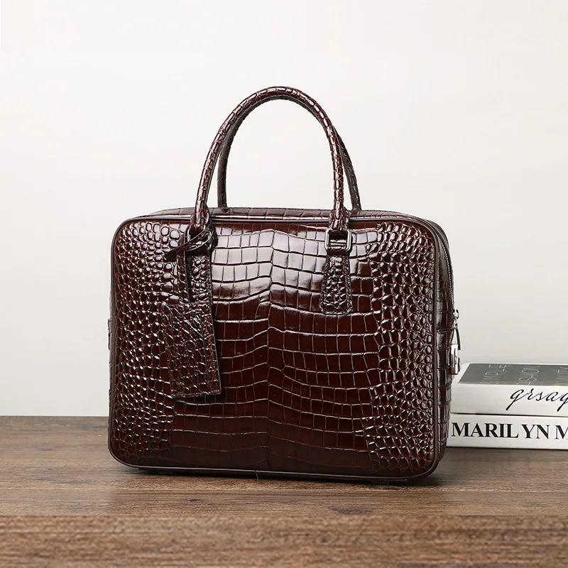 2025 New Luxury Alligator Patt - Luxury Bags That Fit Laptop 评论和价格