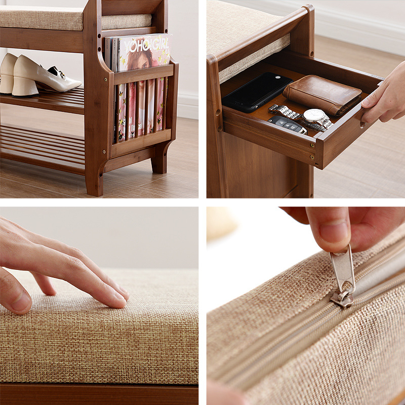Retro style bamboo shoe cabine - Luxury Bags Levels 评论和价格