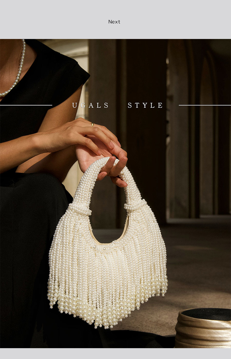 Design Handle Pearl Evening Cl - Luxury Bags Vendor 评论和价格
