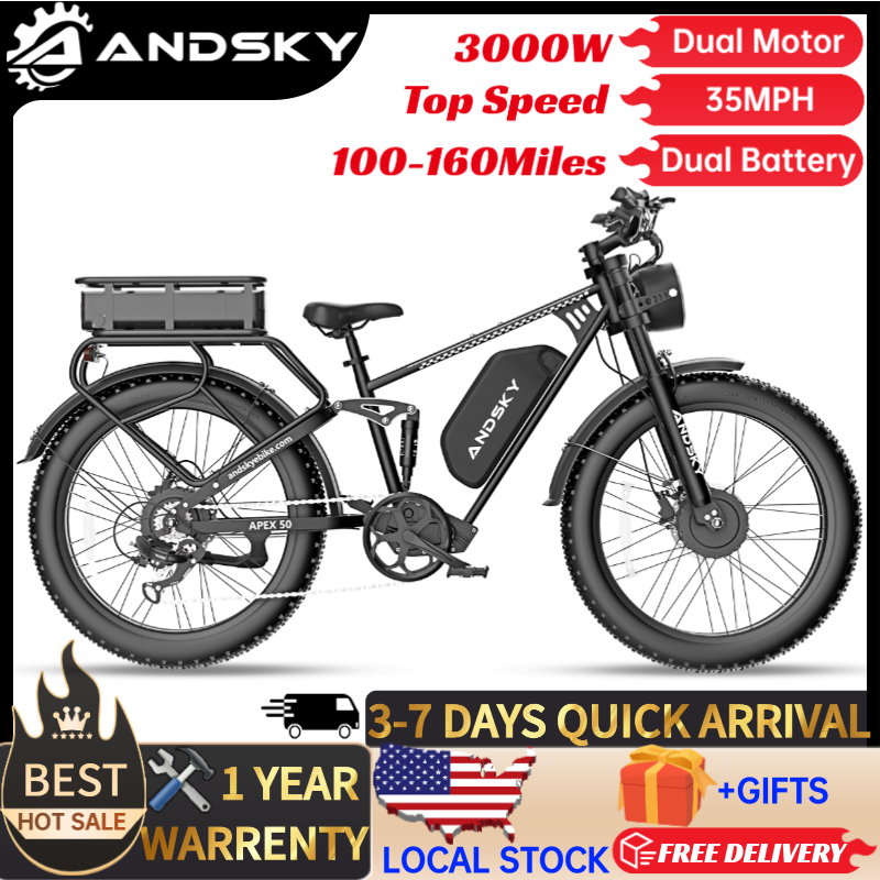 ANDSKY Apex50 AWD Electric Bik - Luxury Bags Levels 评论和价格