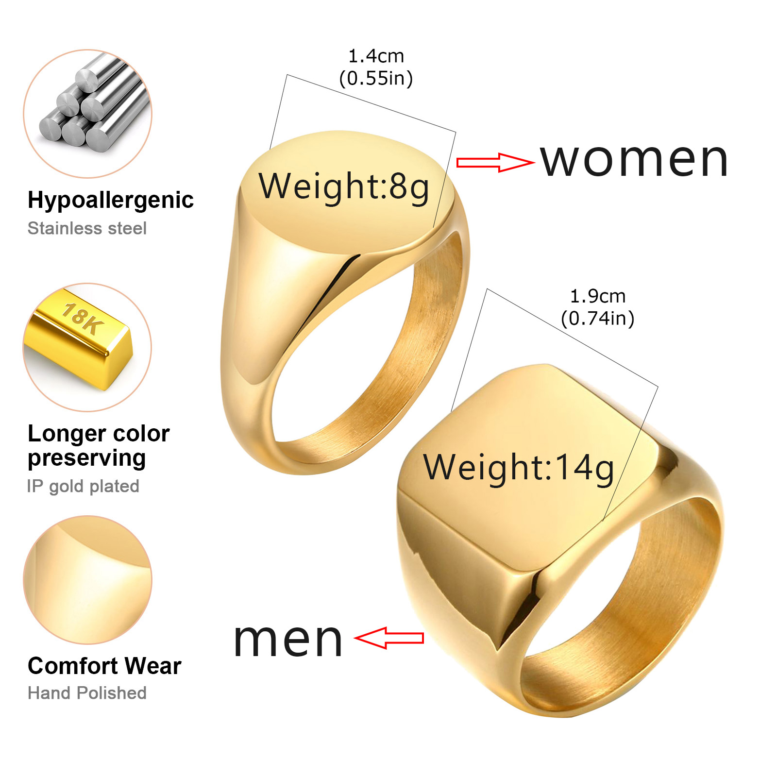 Personalized Jewelry 18 KT Gol - Luxury Bags No Logo 评论和价格