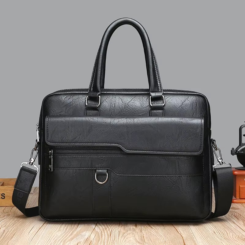 Luxury Brand Men Handbag Leath - Luxury Bags That Fit Laptop 评论和价格